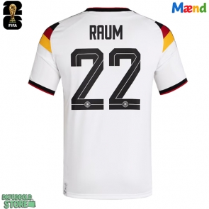 Tyskland David Raum #22 Replika Hjemmebanetrøje VM 2026 Kortærmet